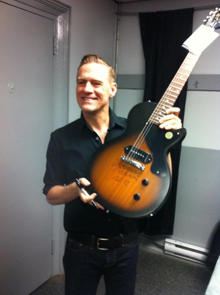 Tickets available only until Saturday May 12 for guitar signed by