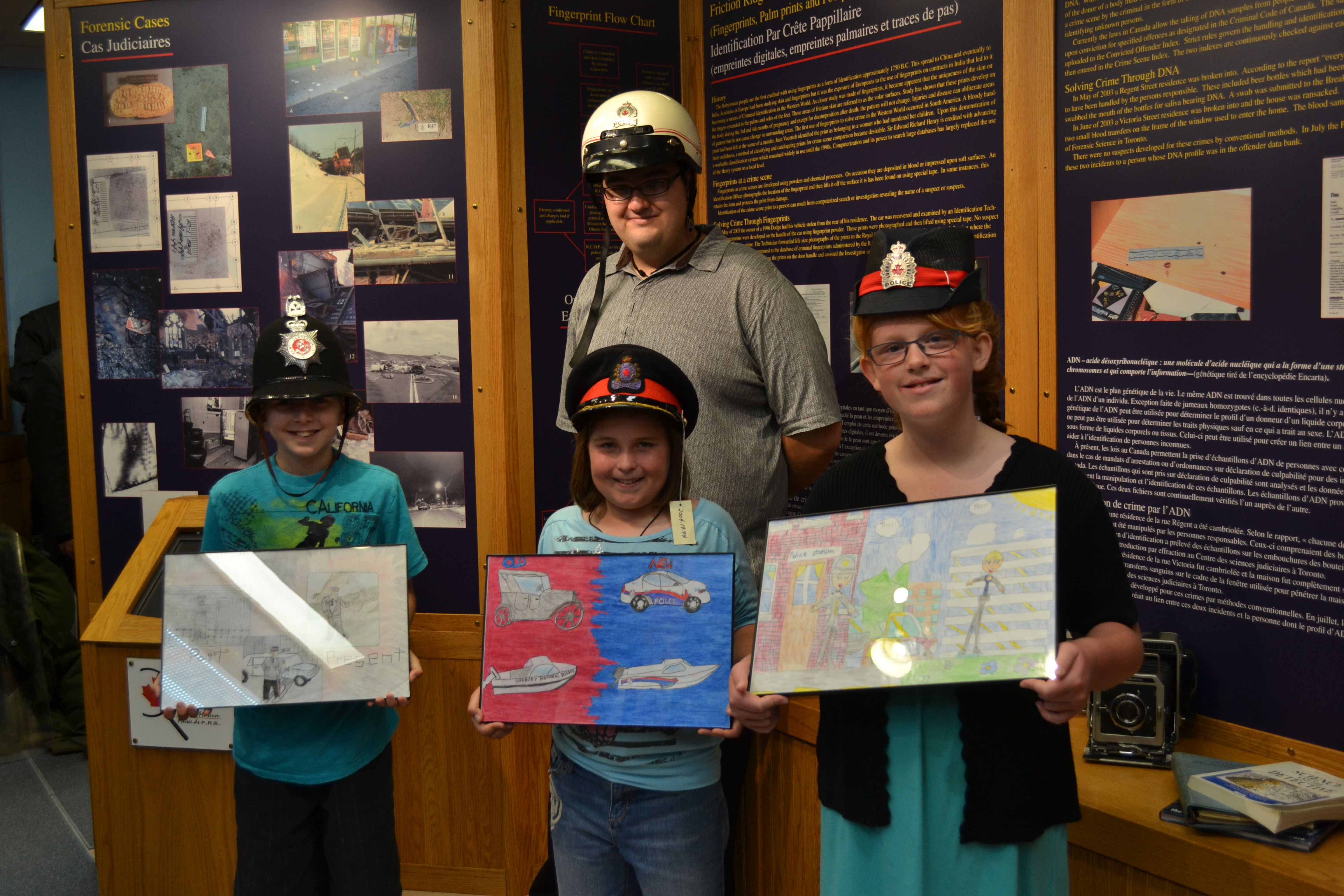 Students display art