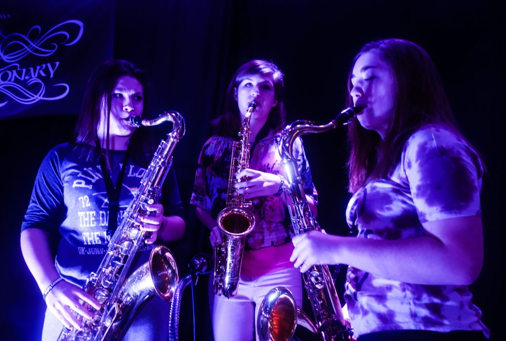 Saxophone players