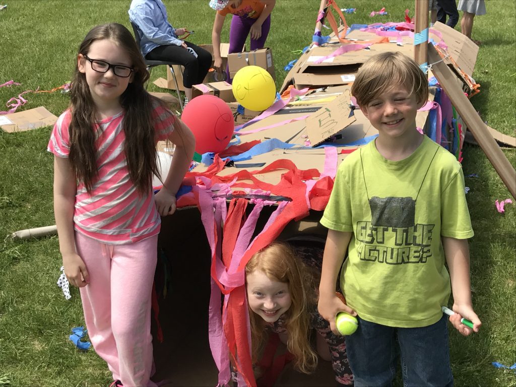 Students from Levack Public School