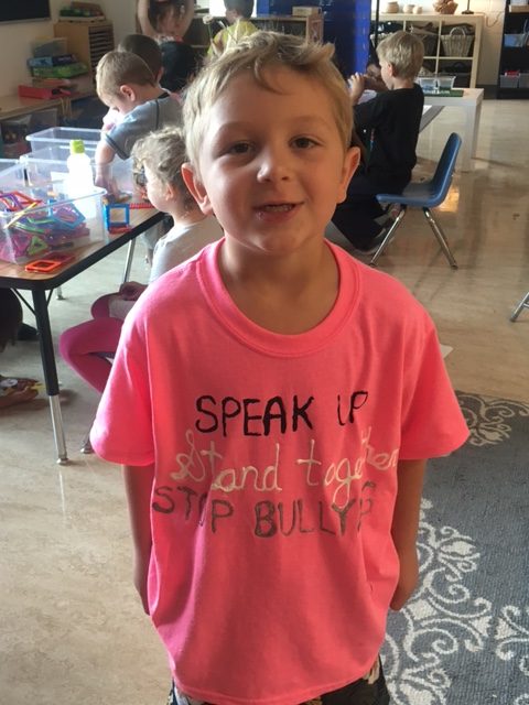 An image of a student wearing pink