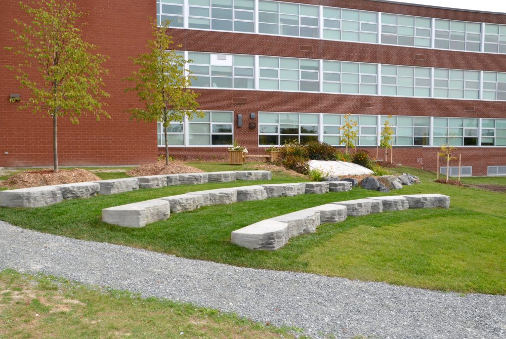 Image of the outdoor classroom at Sudbury Secondary School