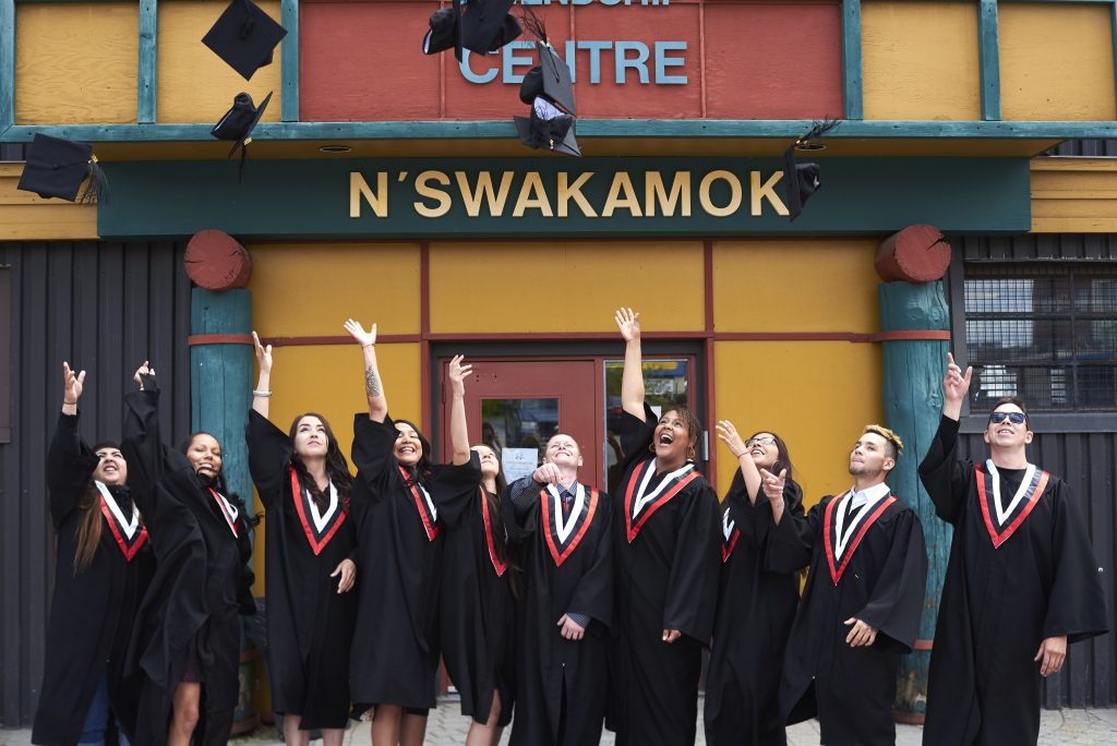 Student graduates from N'Swakamok