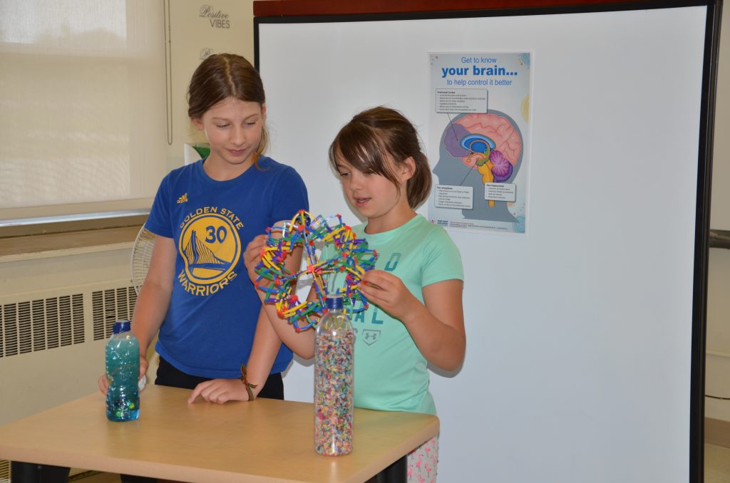 students presenting