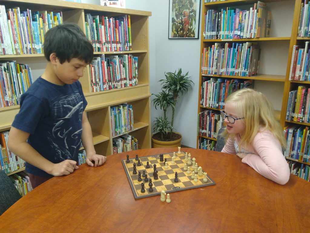 Students chess