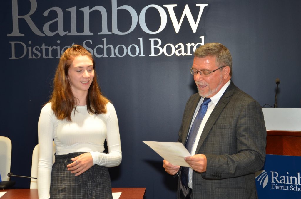 Rainbow District School Board Student Trustee for 20192020