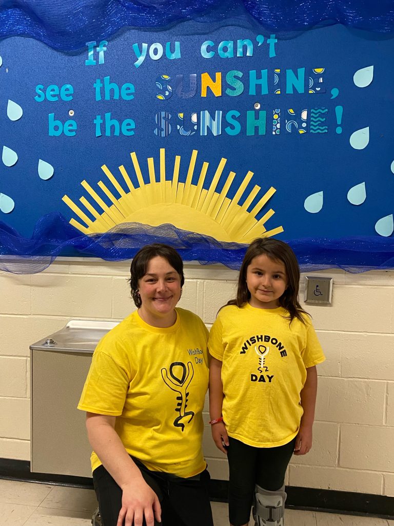 Markstay Public School celebrates spirited student on Wishbone Day