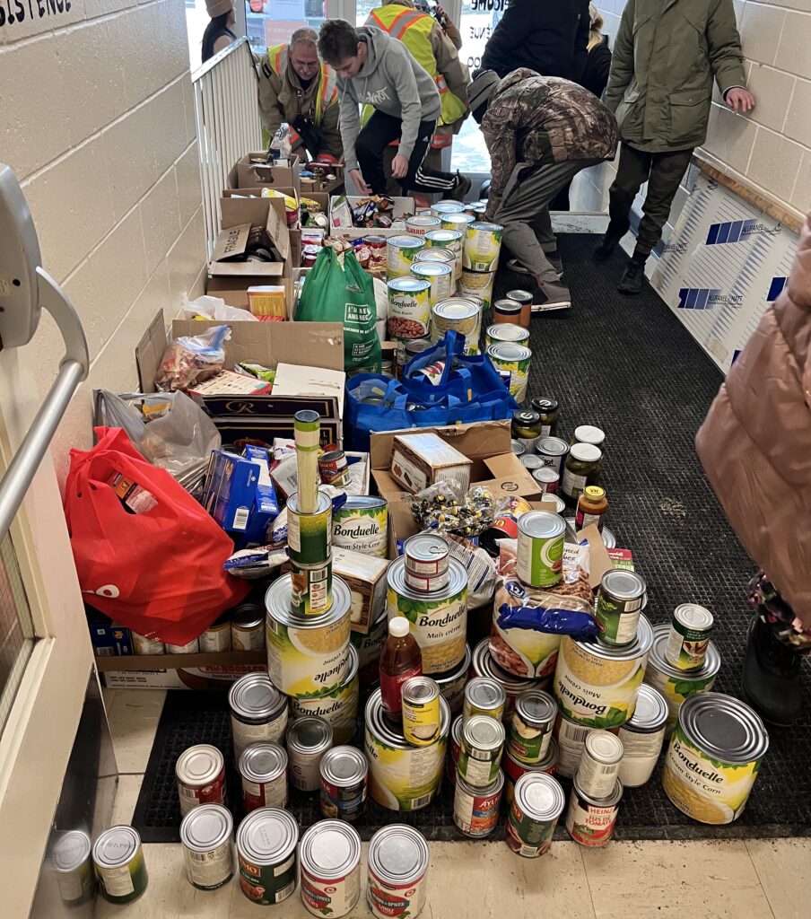 Chain of Caring Markstay Public School hand delivers items to local