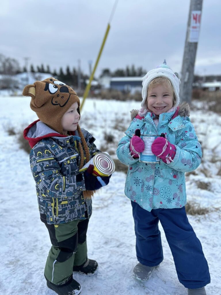 Chain of Caring Markstay Public School hand delivers items to local