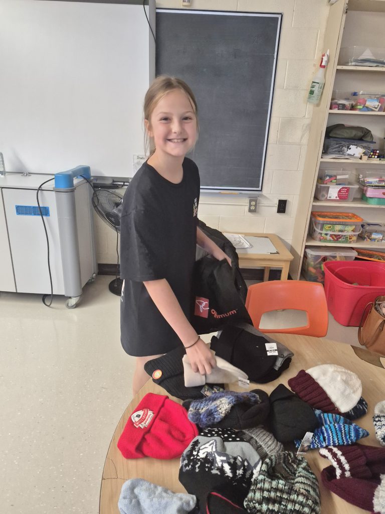 Sophia Ramon of R.L. Beattie Public School creates 